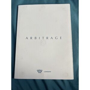 Arbitrage - For Your Consideration Promo DVD FYC‎
